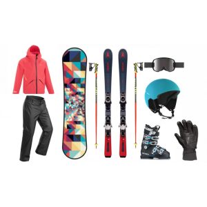 esquis snowboards